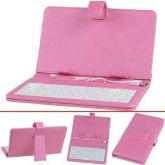 CAPA TECLADO USB 7 POLEGADAS ROSA